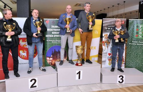 podium turnieju eliminacyjnego Budimex Grand Prix Polski Par w Warlitach